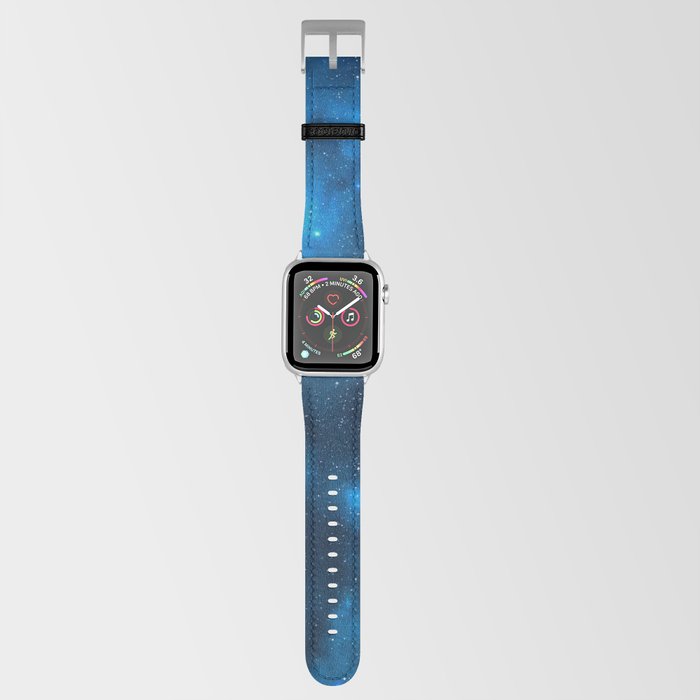 Blue Glitter Star Galaxy Apple Watch Band