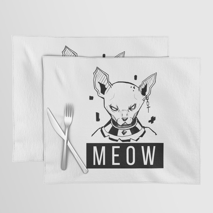 Cat God Mug shot Placemat