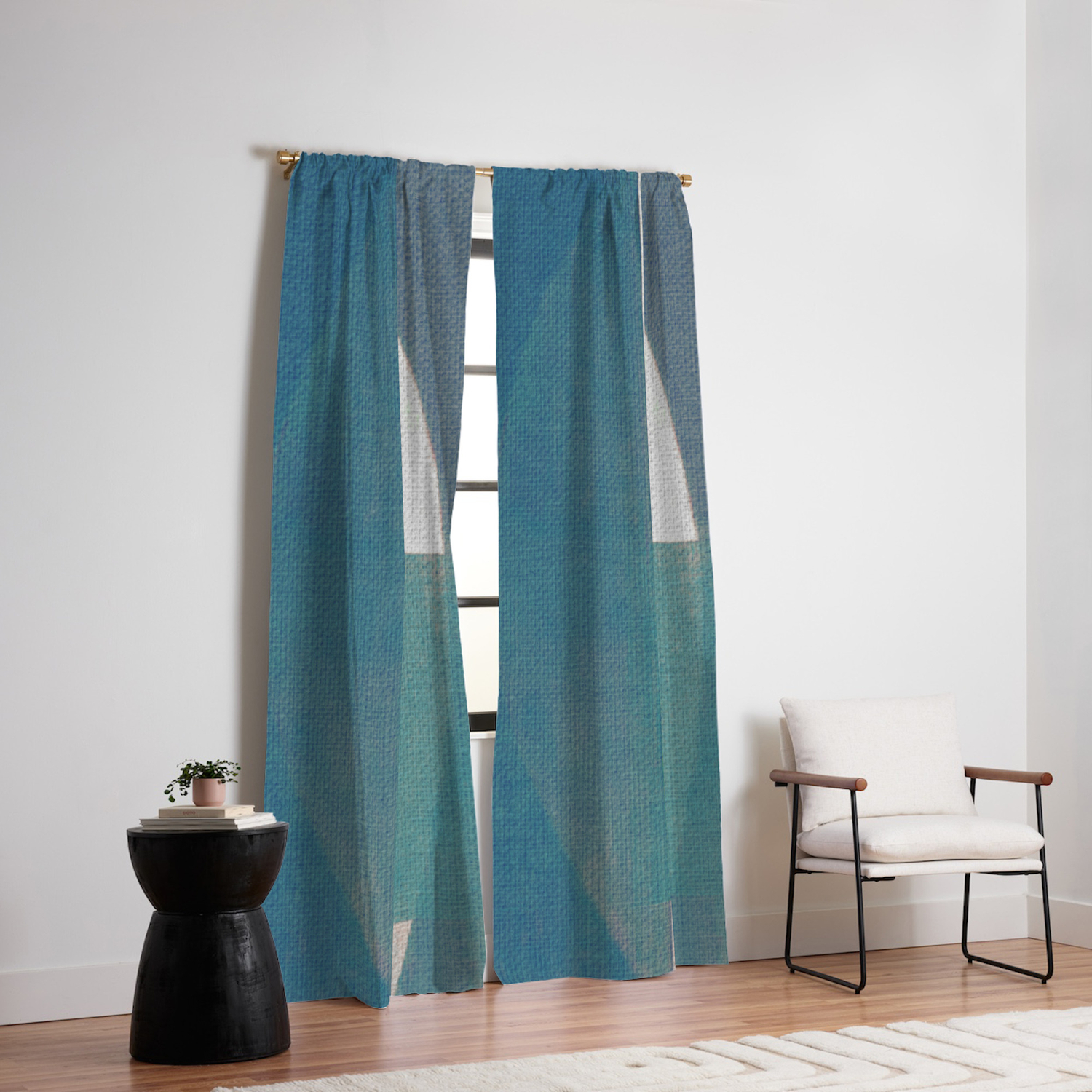 Narrow Channel Blackout Curtain By Fernandovieira Society6