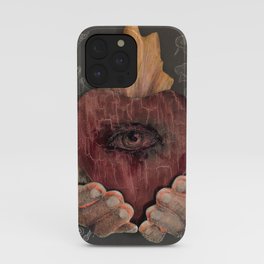 Contributions iPhone Case | Assemblage, Courage, Enamel, Vision, Curated, Meditation, Flame, Painting, Visionary, Hands 