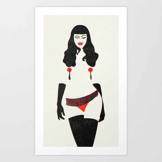 A Wink & A Smile Art Print