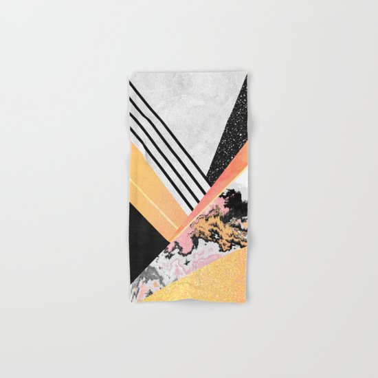 Geometric Summer Hand & Bath Towel