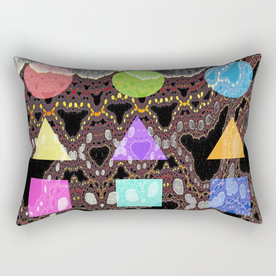 land of bridges forms Rectangular Pillow