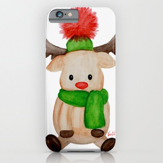 Winter Reindeer iPhone & iPod Case