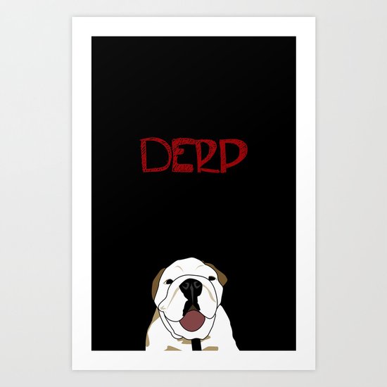 Derp Case Art Print