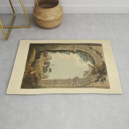 Ruins Of Rome Rug | Antique, Arch, Painting, Rustic, Archeology, Home, Rome, Ruins, Landscape, Decor 