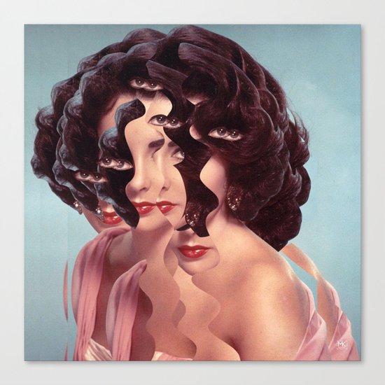 Another Portrait Disaster · Liz 2 Canvas Print