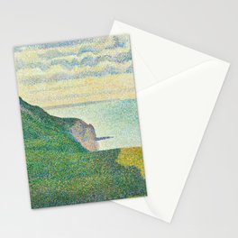 Georges Seurat, Seascape at Port-en-Bessin, Normandy, 1888 Stationery Card