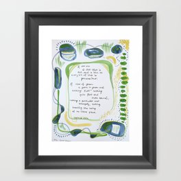 #2 - Every Bit of Blue is Precocious Framed Art Print