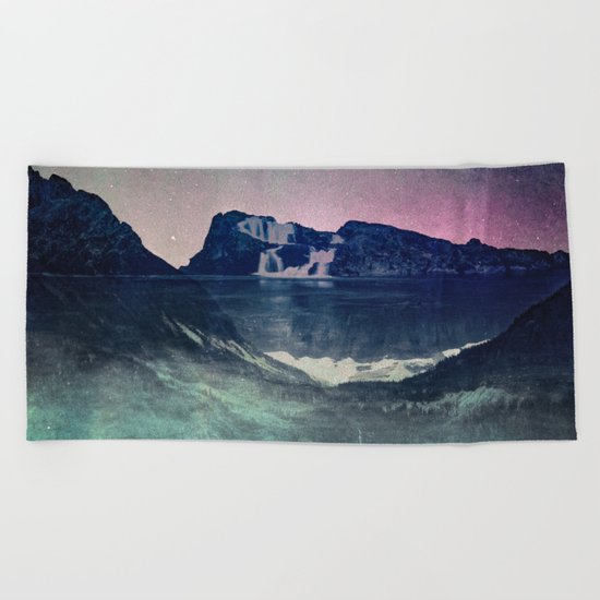 Mountain Lake Retreat II Beach Towel