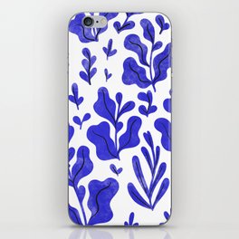 blue garden iPhone Skin