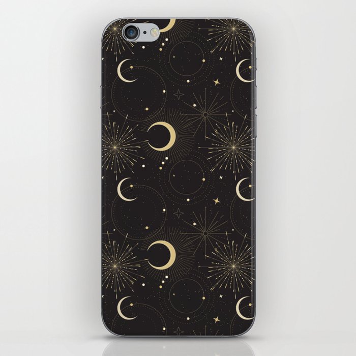 Space universe star and moon  iPhone Skin