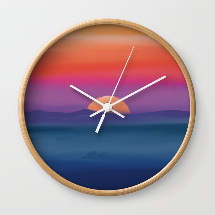 Let the Sun Break Through - Calmness Wall Clock