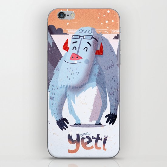 :::Happy Yetis::: iPhone & iPod Skin