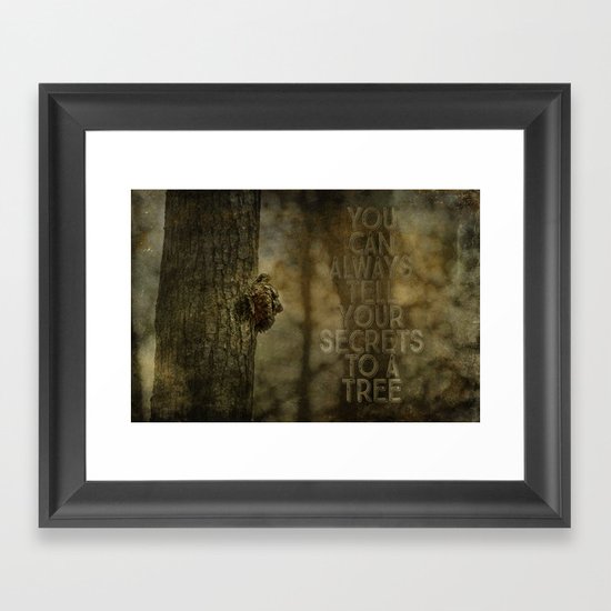 Tree of Secrets Framed Art Print
