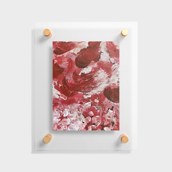 Welcome Home in Ruby Red Floating Acrylic Print
