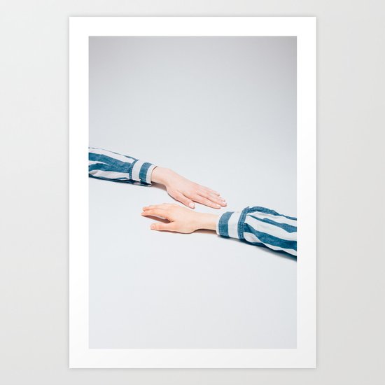 Striped Shirts Art Print