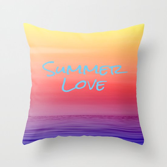 Summer Love Throw Pillow