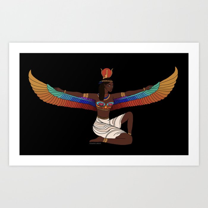 Egyptian Goddess Isis Art Print