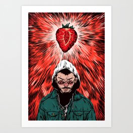 Unrelatable -Strawberry Rays Of Nothing Art Print