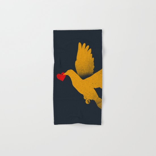 Love Valentine's Day Gift Hand & Bath Towel