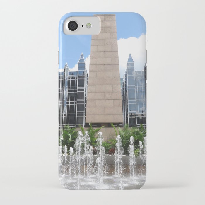 Concrete, Glass, and Water: PPG Plaza in Pittsburgh 21 iPhone Case