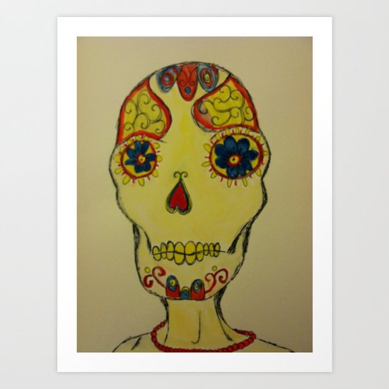 Sugar Skull Art Print