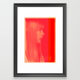 joni mitchell (pink) Framed Art Print