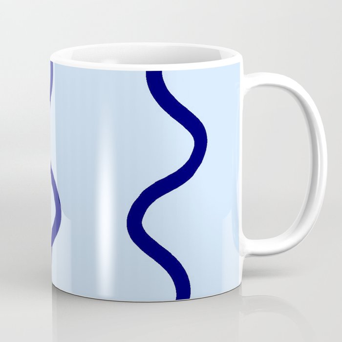 Funnies stripes 32 blue Coffee Mug