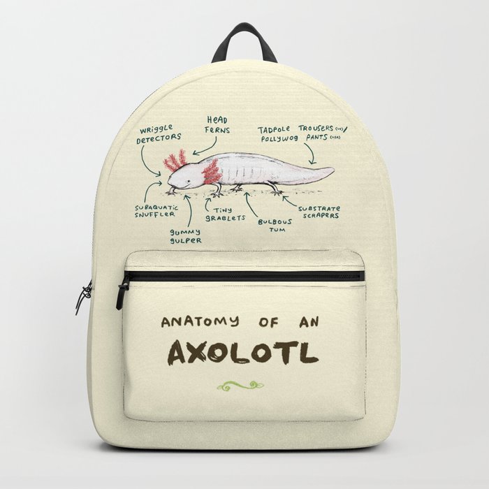 Anatomy of an Axolotl Backpack