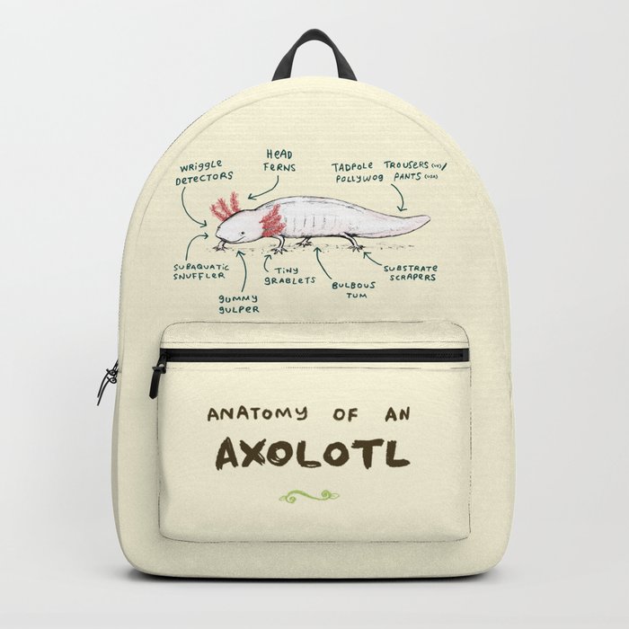Anatomy of an Axolotl Rucksack Anatomy of an Axolotl Rucksack