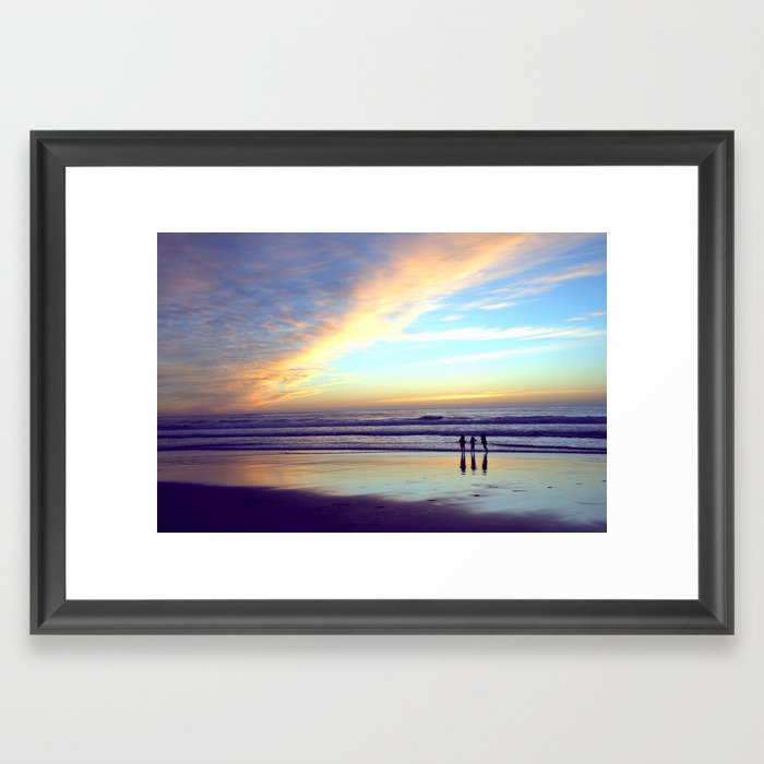 Sunset II Carmel by the sea  Framed Art Print