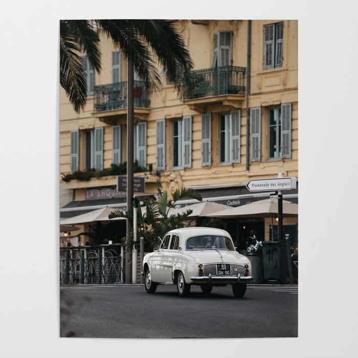 Classic car cruising through Port Lympia in Nice, France | Dauphine ...
