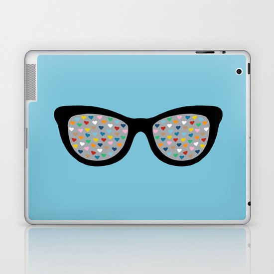 Heart Eyes Laptop & iPad Skin