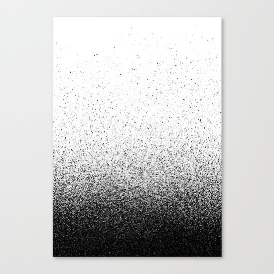 DUST / black Canvas Print