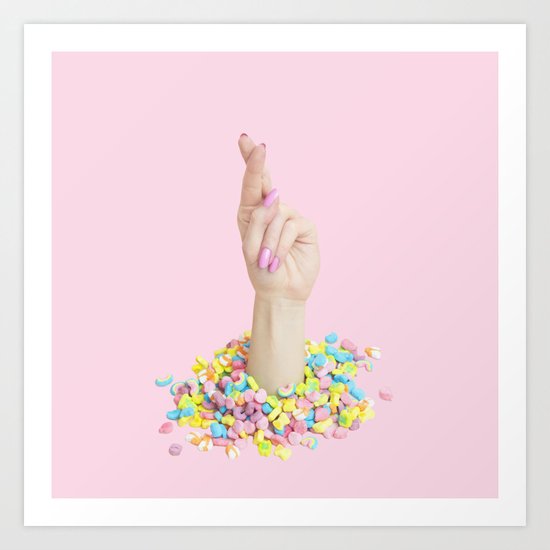 Lots Of Luck Art Print By Lizziedarden Society6