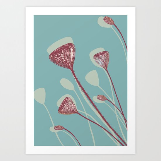 Organic shape Art Print