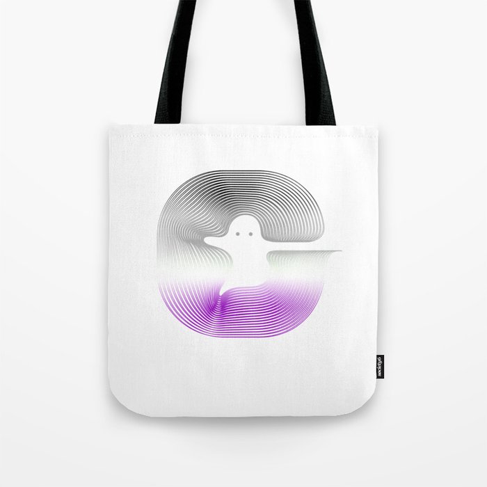 Ghost Files Ace Pride Logo Tote Bag