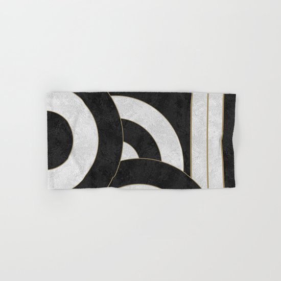 Geometric Marble 01 (abstract) Hand & Bath Towel