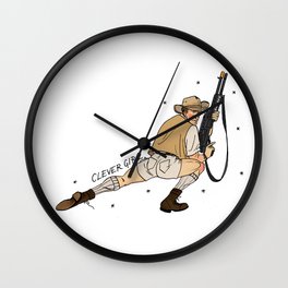 Jurassic Park Pin-Ups ~ Robert Muldoon Wall Clock | Vintage, Digital, Movies & TV, Popart, People, Drawing, Illustration 