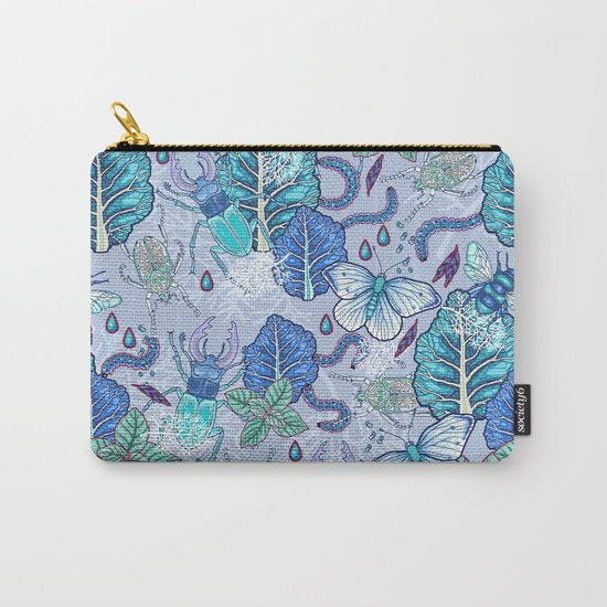 Frozen bugs in the garden Carry-All Pouch
