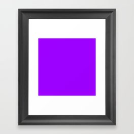 Neon Purple Framed Art Print