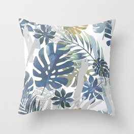 tropical plants  Throw Pillow