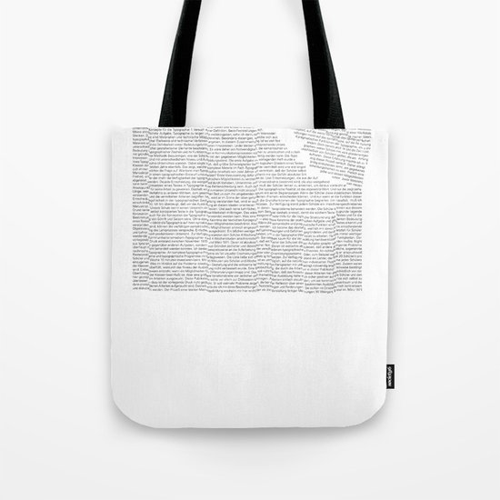 Erosion & Typography 2 Tote Bag