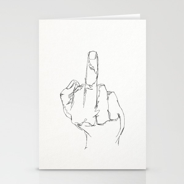 THINGS COLLECTION | MIDDLE FINGER Stationery Cards