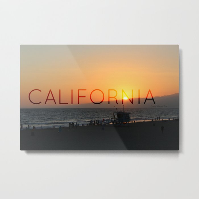 California Metal Print
