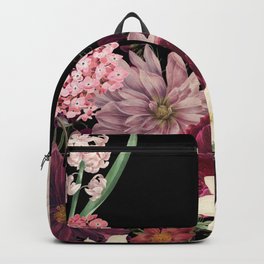 Summer Evening Flora Botany Print Backpack