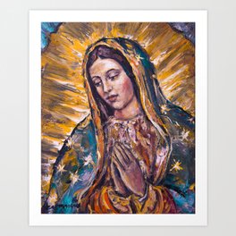 Guadalupe's Virgin Art Print