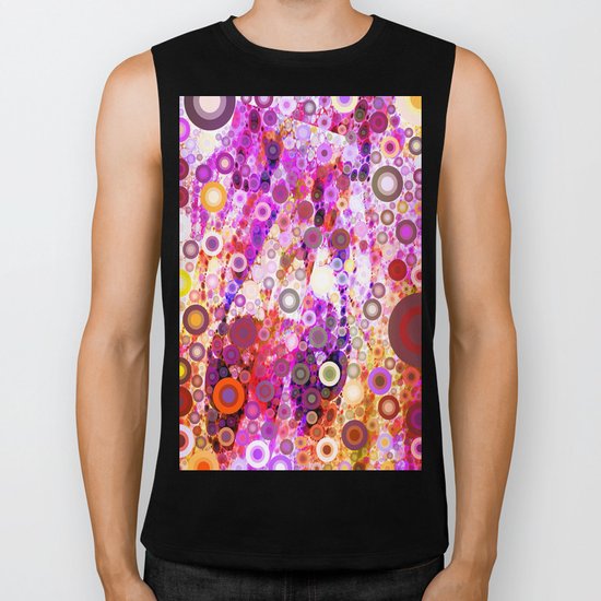Colorful Party Kringles Biker Tank