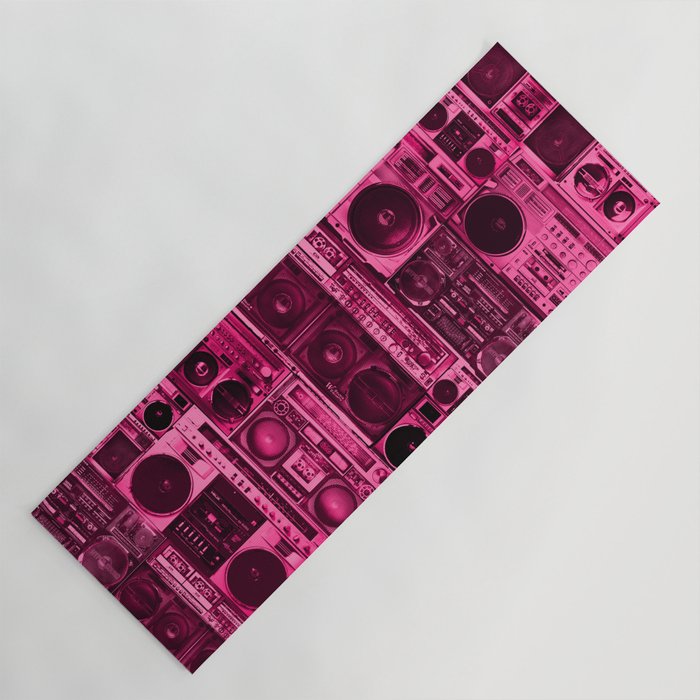 house of boombox : the pink print Yoga Mat